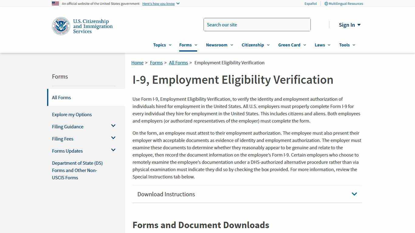 Employment Eligibility Verification | USCIS