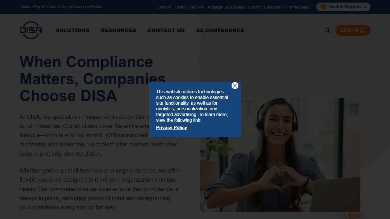 Workforce Compliance & Screening Solutions | DISA